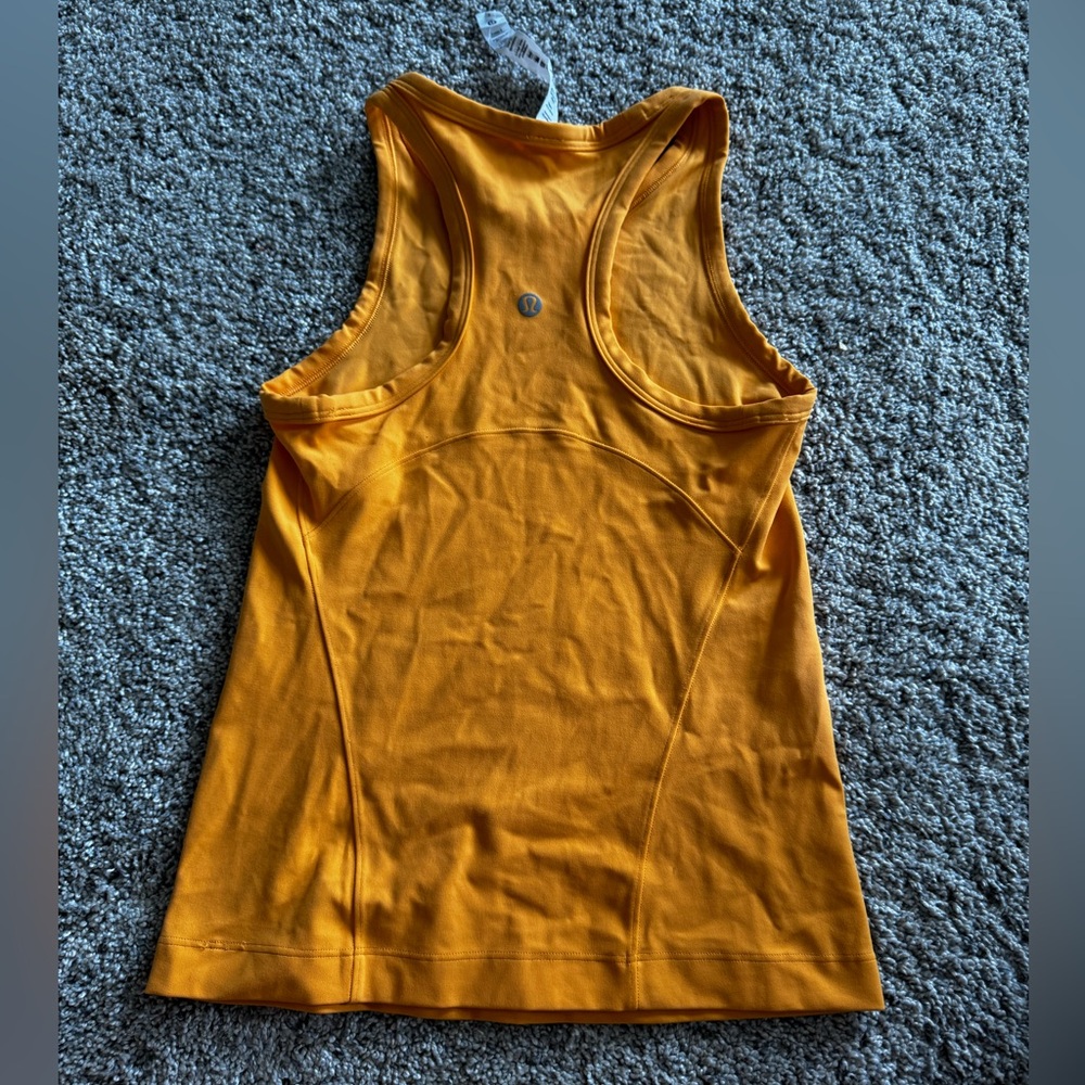 sunset orange lululemon tank